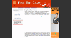 Desktop Screenshot of fengshuicrazy.com